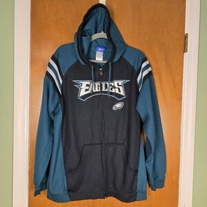 VINTAGE PHILADELPHIA EAGLES HOODIE Sweatshort Hooded M